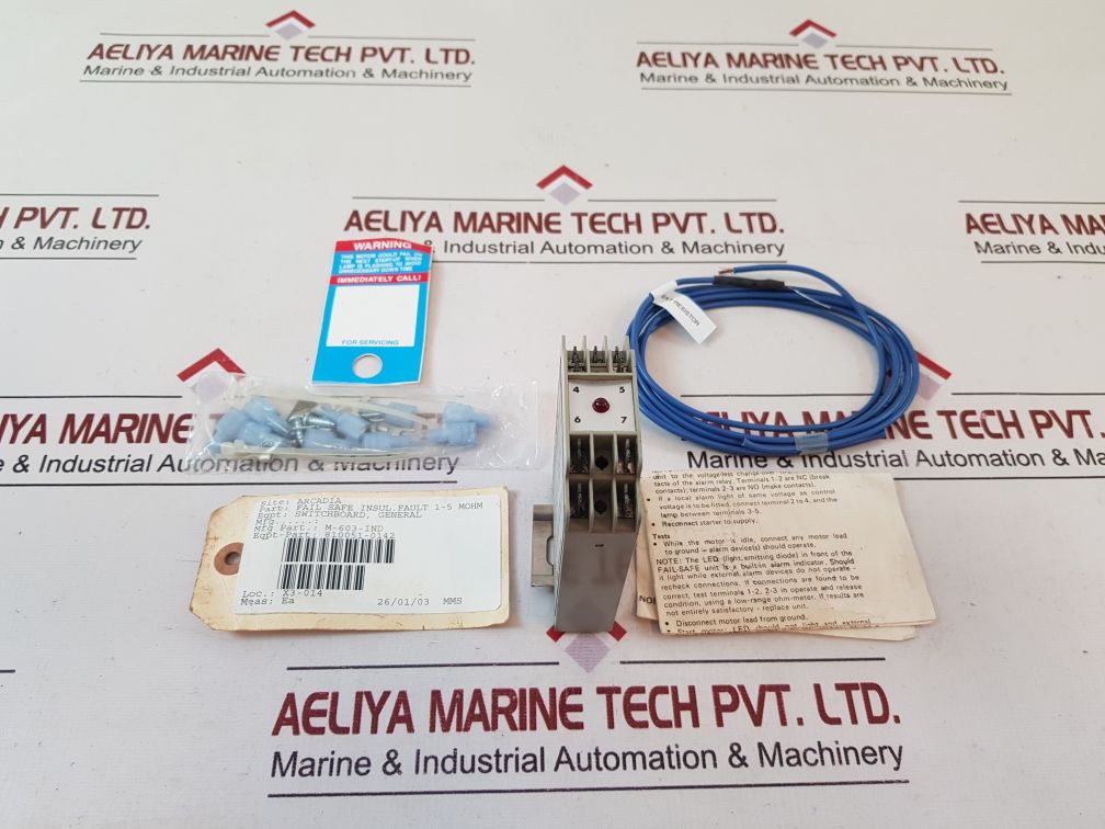 Marine safe electronics m-600 insulation fault relay m-220