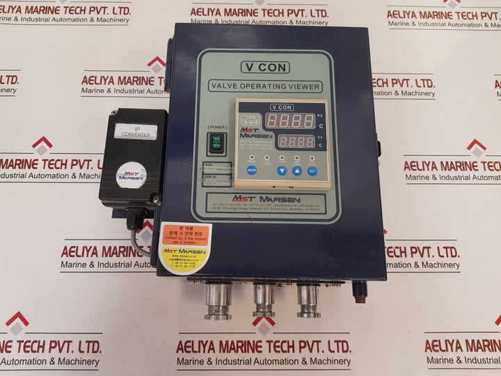 Mst Marsen V Con Valve Operating Viewer 100-240Vac 50-60Hz

