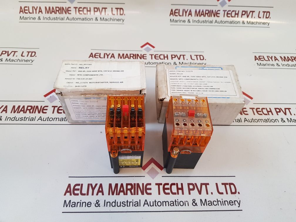 Mte 4N8 4R Relay 250V 60Hz
