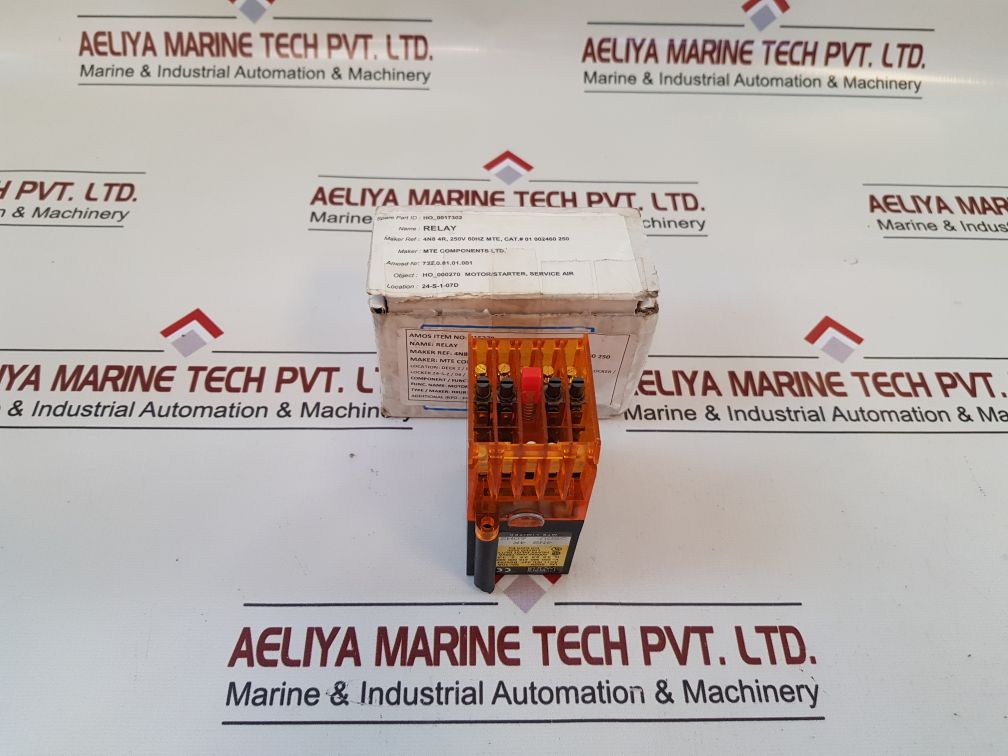 Mte 4N8 4R Relay 250V,60Hz 