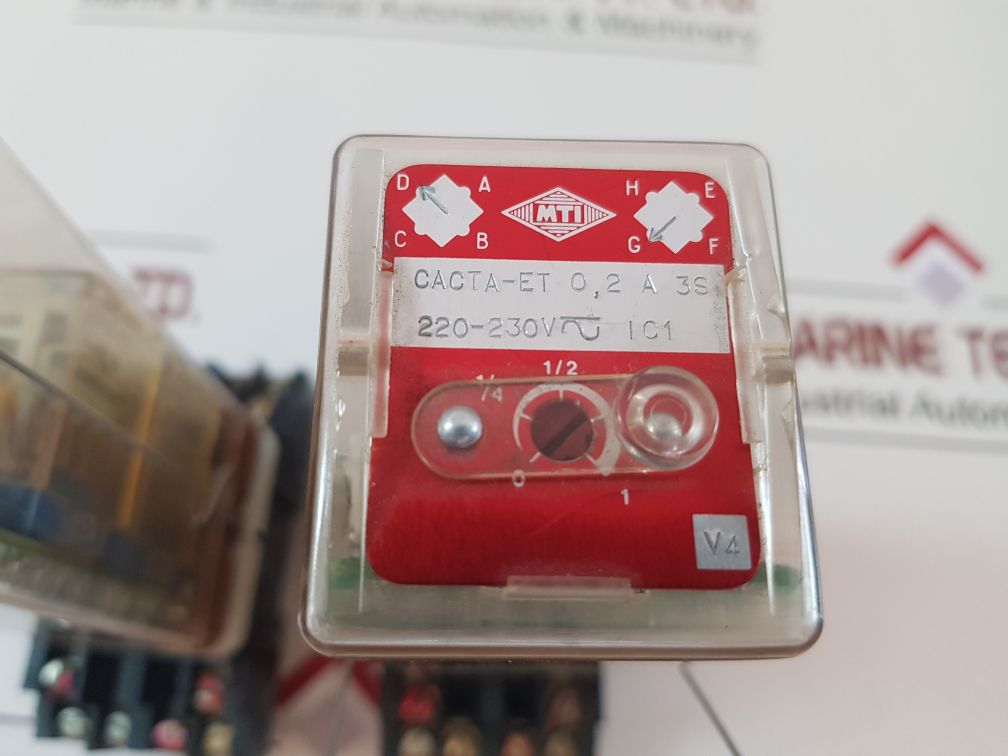 Mti Cacta-et Time Delay Relay 3S With Base
