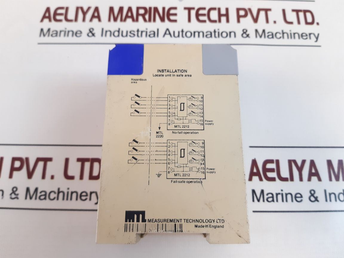 Measurement Technology 2212 3-channel Switch Operated Relay Ex 802206