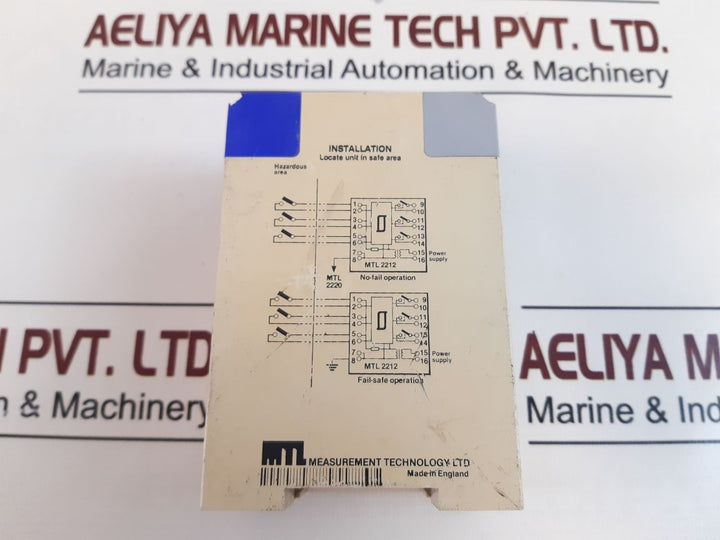 Measurement Technology 2212 3-channel Switch Operated Relay Ex 802206