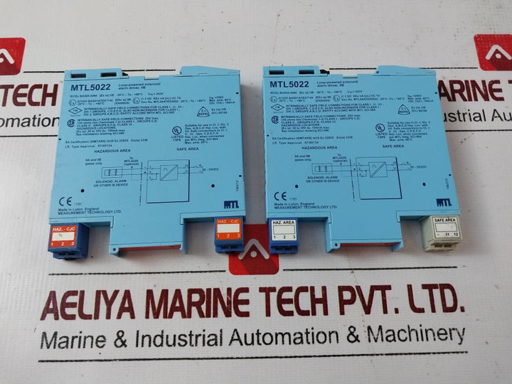 Mtl 5022 Solenoid Alarm Driver Mt0731002082