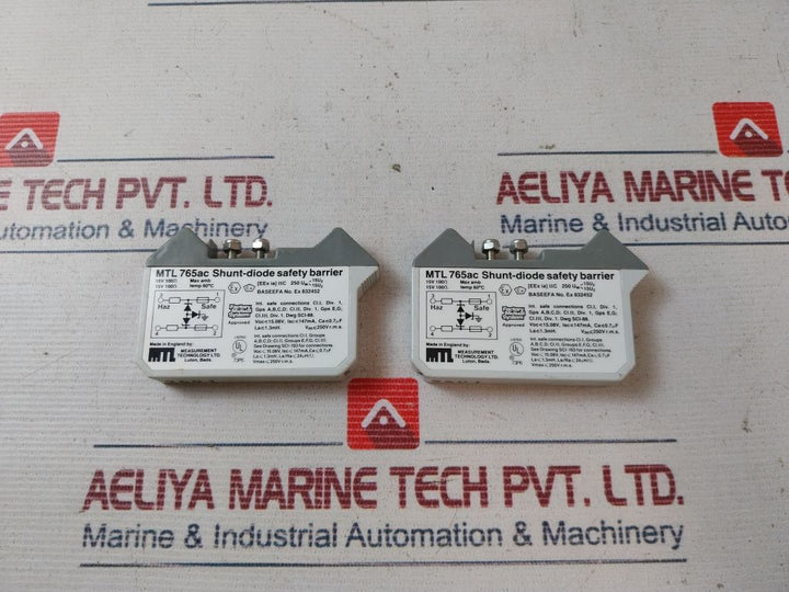 Mtl 765Ac Shunt-diode Safety Barrier 15V