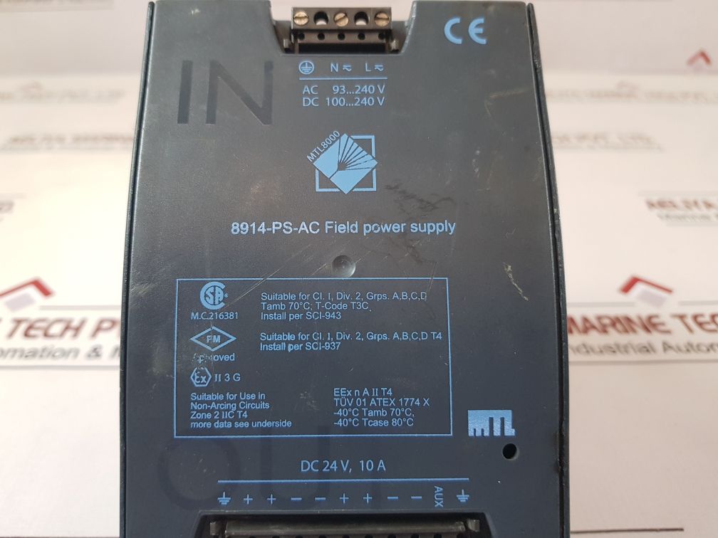 Mtl 8914-ps-ac Field Power Supply