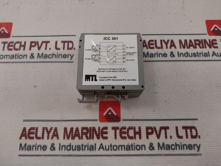 Mtl Icc 301-i9-o1 Dual Channel Current/Voltage Isolator 4-20Ma