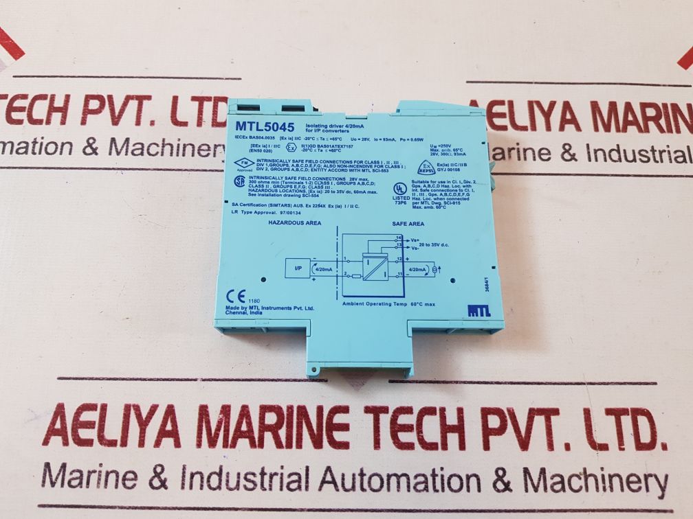 Mtl Instruments Mtl5045 Isolating Driver 4/20Ma