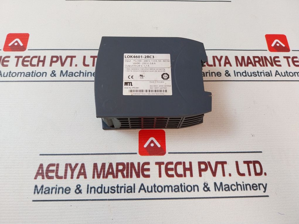 Mtl Instruments Mtl5991 Power Supply 90-250V 0.8A