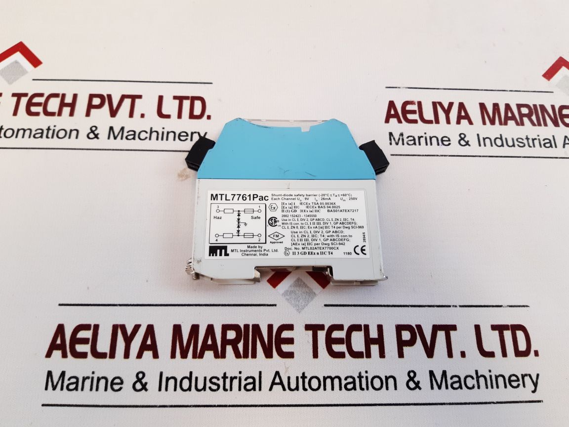Mtl Instruments Mtl7761Pac Shunt-diode Safety Barrier