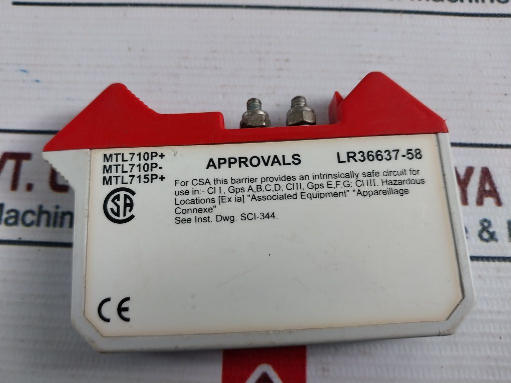 Mtl Instruments Mtl 715P+ Shunt-diode Safety Barrier