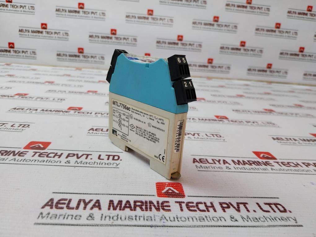 Mtl Instruments Mtl 7756Ac Shunt-diode Safety Barrier 300Ma