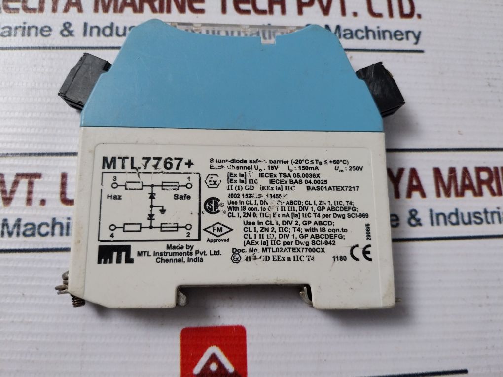 Mtl Instruments Mtl 7767+ Shunt-diode Safety Barrier 250V