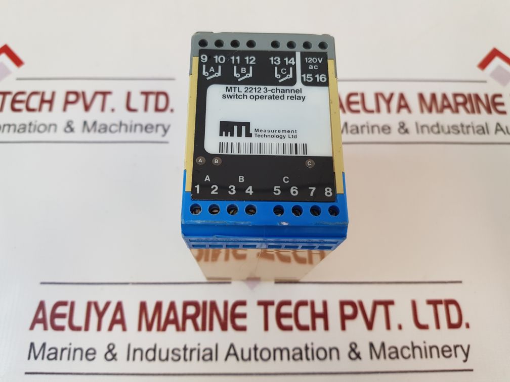 Mtl 2212 Measurement Technology Mtl 2212 3-channel Switch Operated Relay
