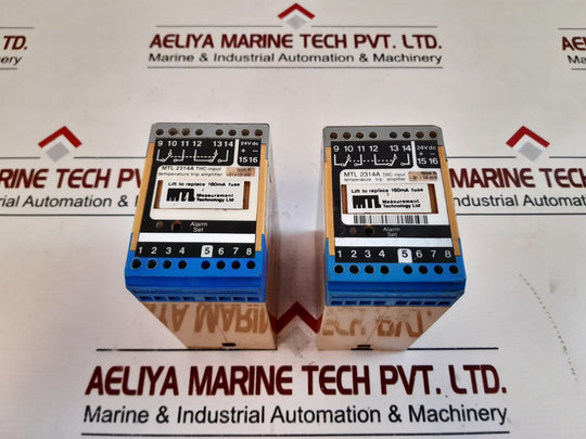 Measurement Technology Mtl 2314A Thc-input Temperature Trip Amplifier