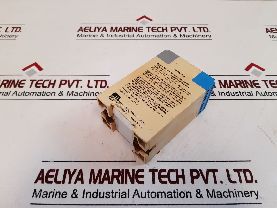 Measurement Technology Mtl 2314A Thc-input Temperature Trip Amplifier