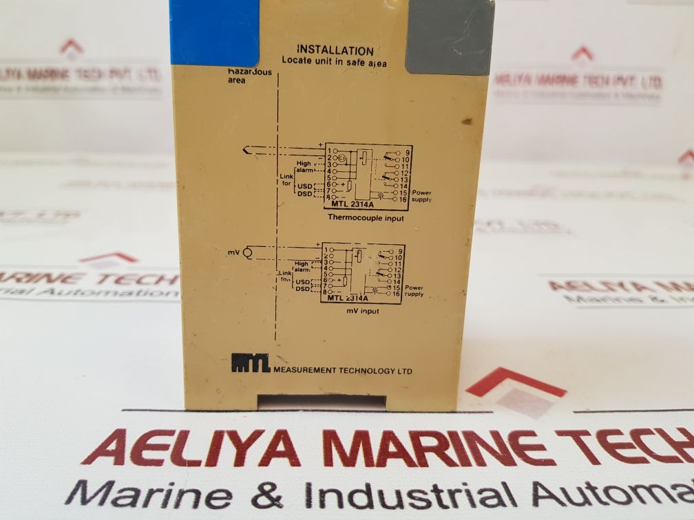 Measurement Mtl 2314A Thc-input Temperature Trip Amplifier 