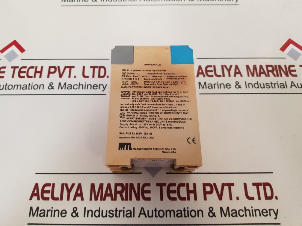 Measurement Technology Mtl2313A General-purpose Trip Amplifier 120V Ac