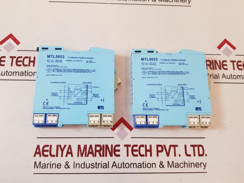 Mtl Mtl5053 31.25Kbit/S Fieldbus Isolator Mt9942000000
