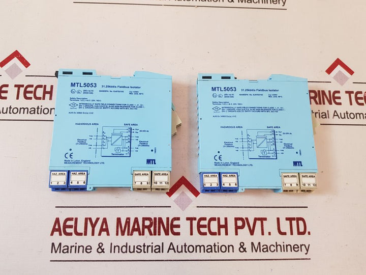 Mtl Mtl5053 31.25Kbit/S Fieldbus Isolator Mt9942000000