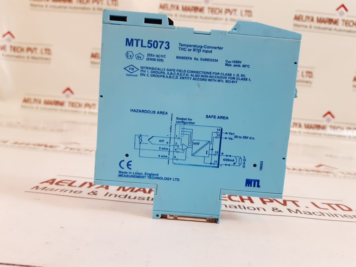 Mtl Mtl5073 Temperature Converter Thc Or Rtd Input