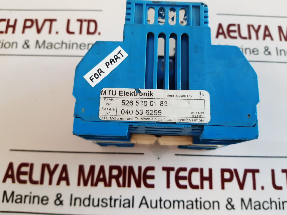 Mtu Elektronik 5265300183 MO Module
