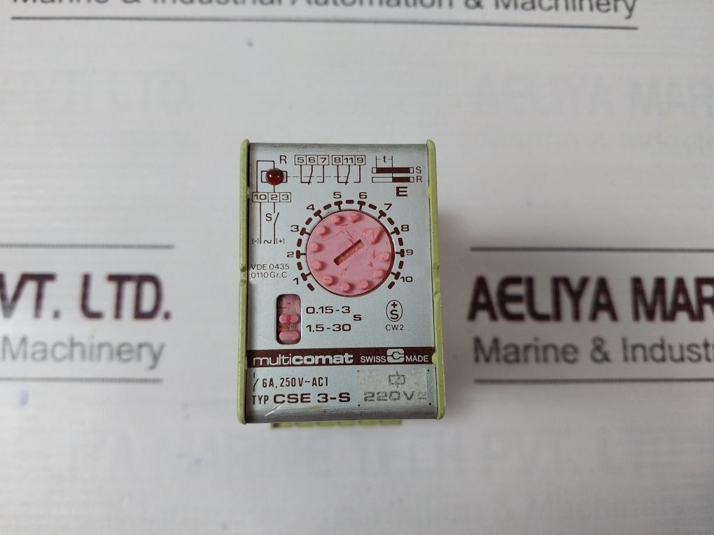 Multicomat Cse 3-s Time Relay 220V