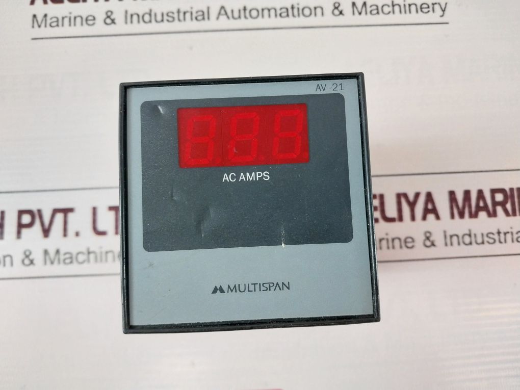 Multispan Av-21 Panel Meter 230V Ac
