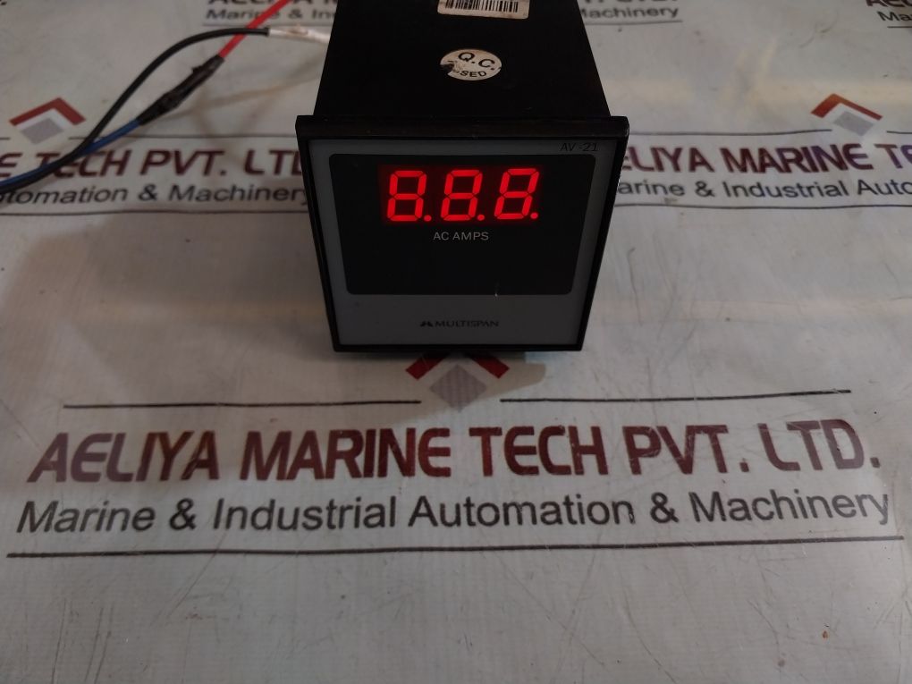 Multispan Av-21 Panel Meter 230V Ac