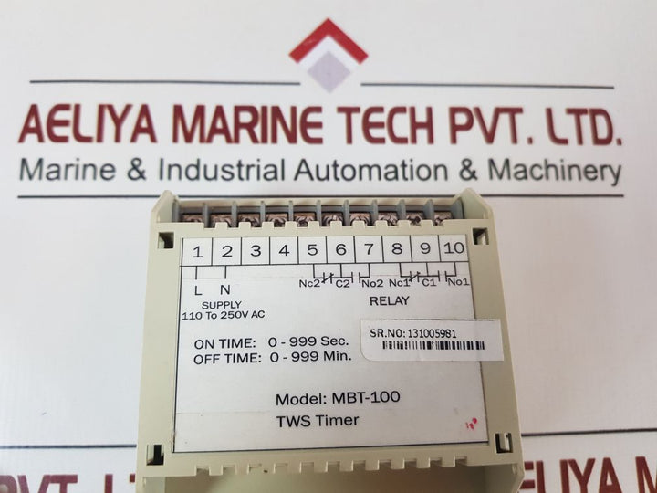 Multispan Mbt-100 Digital Timer