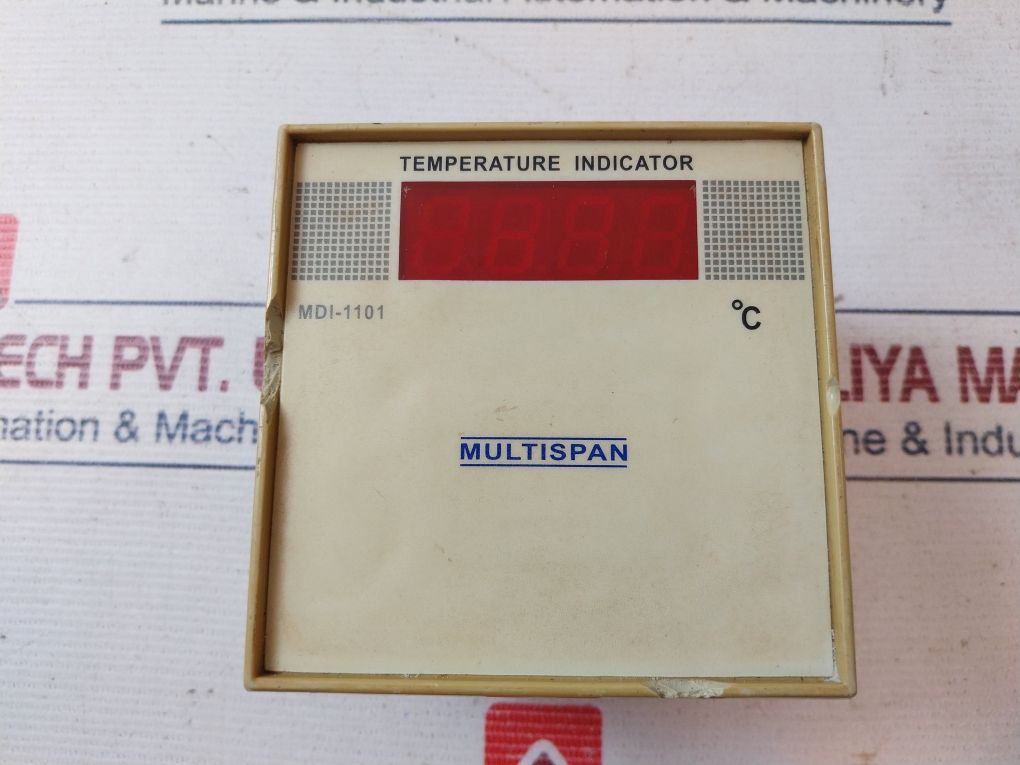 Multispan Mdi-1101 Temperature Indicator 230V Ac