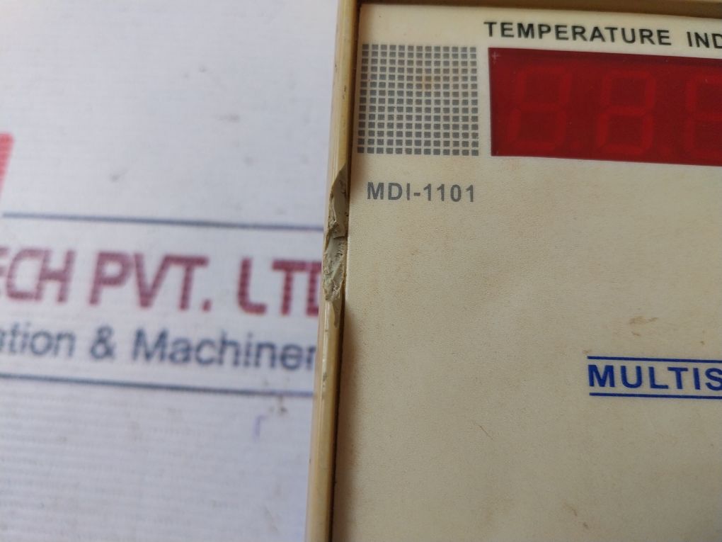 Multispan Mdi-1101 Temperature Indicator 230V Ac