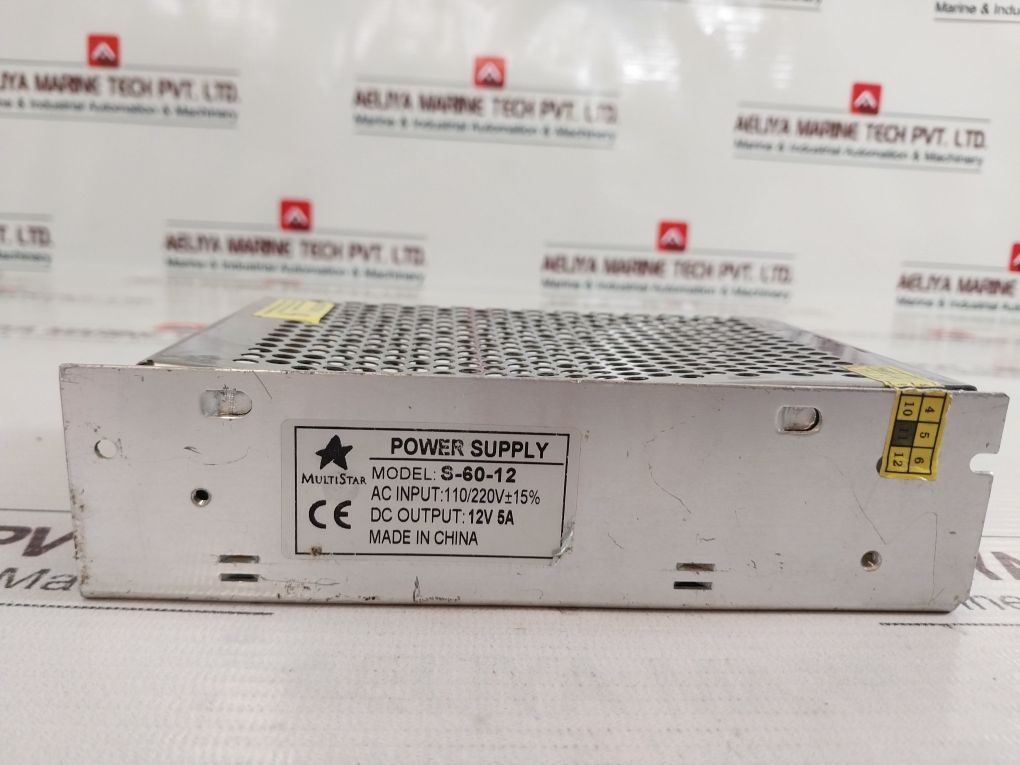 Multistar S-60-12 Mean Well Switching Power Supply 12V 5A