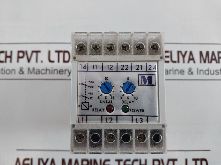 Multitek M200-pb1 3Phase Balance Relay 3Phase 3/4W Trip