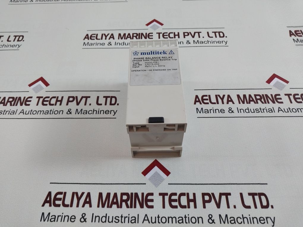 Multitek M200-pb1 3Phase Balance Relay 3Phase 3/4W Trip