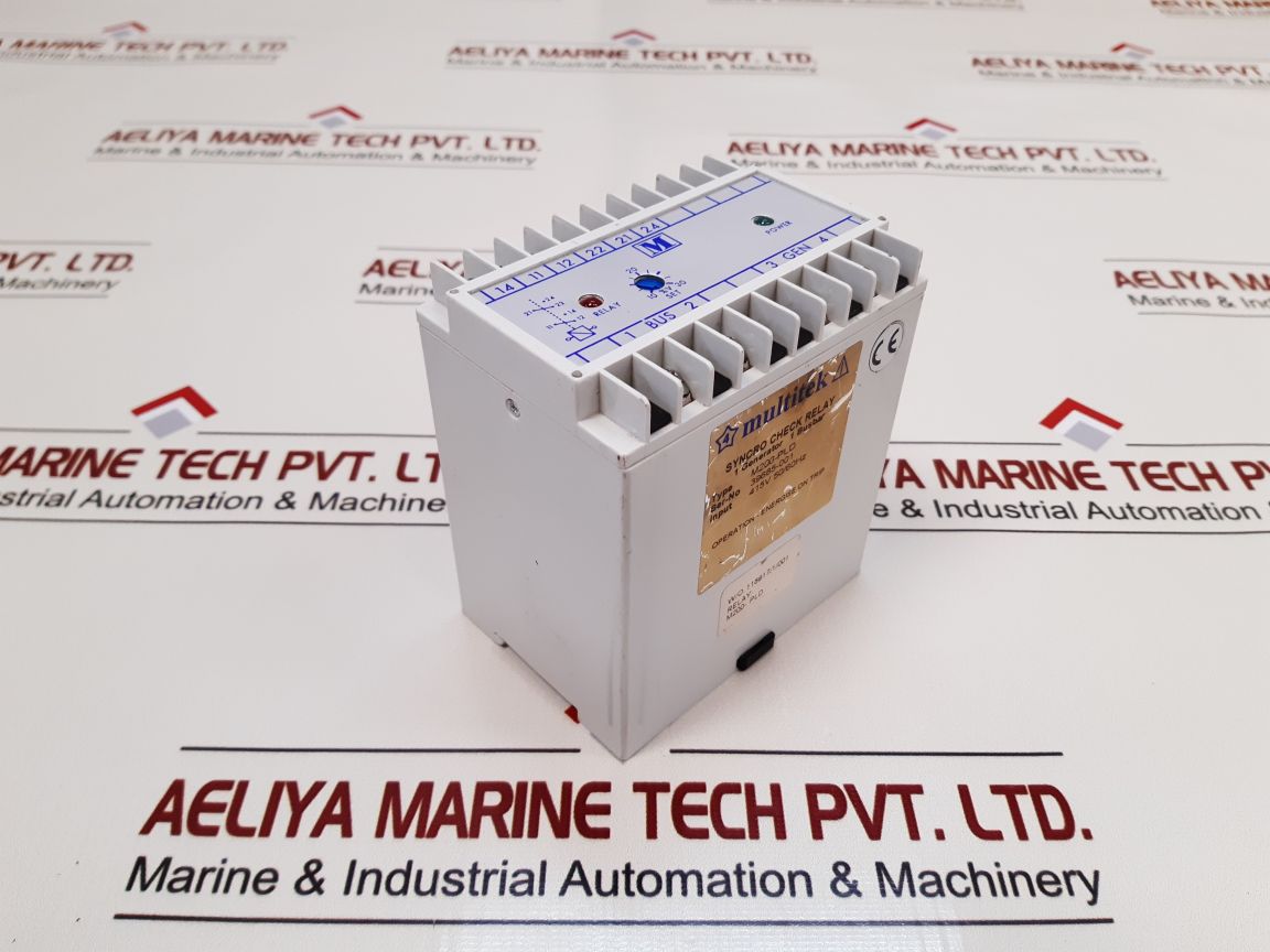 Multitek M200-pld Syncro Check Relay 415V 50/60Hz
