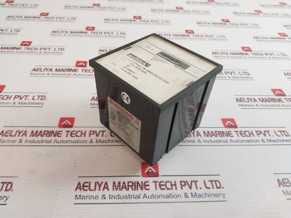 Multitek M600-wm4 3 Phase 3 Wire Unbalanced Load Kw.H Meter D1014