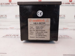 Multitek M600-wm4 Kilowatt Hour Meter 5A 60Hz
