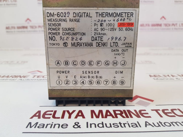 Murayama Denki Dm-6022 Digital Thermometer
