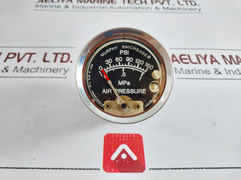Murphy 100002680 Air Pressure Gauge 0 To 150 Psi