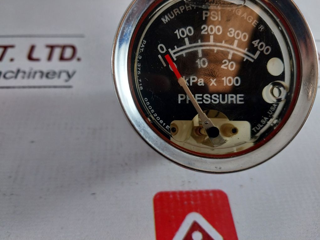 Murphy 05706472 A20Pg-os-400 Pressure Gauge 0-400 Psi