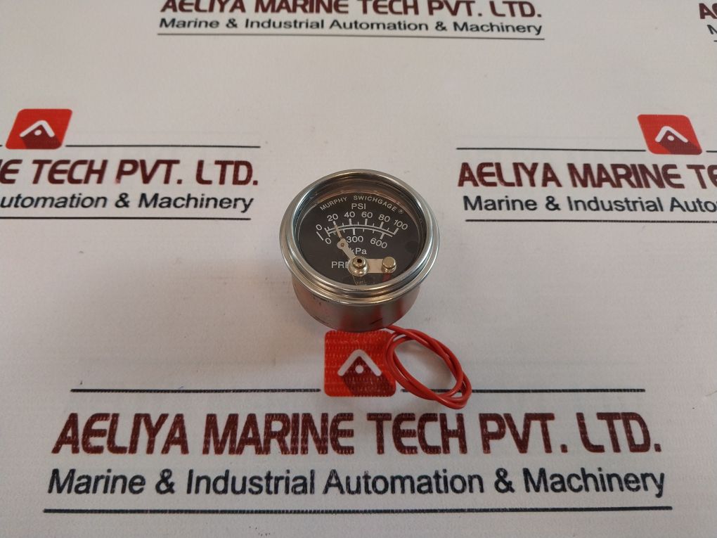 Murphy Swichgage 20P-100 Pressure Gauge 0-600 Kpa