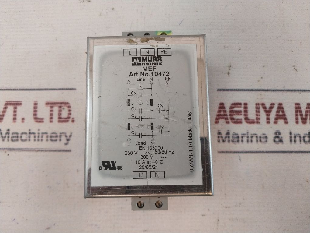 Murr Elektronik 10472 Emc Filter
