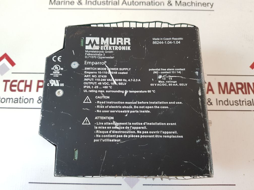 Murr Elektronik 87439 Switch Mode Power Supply 87439