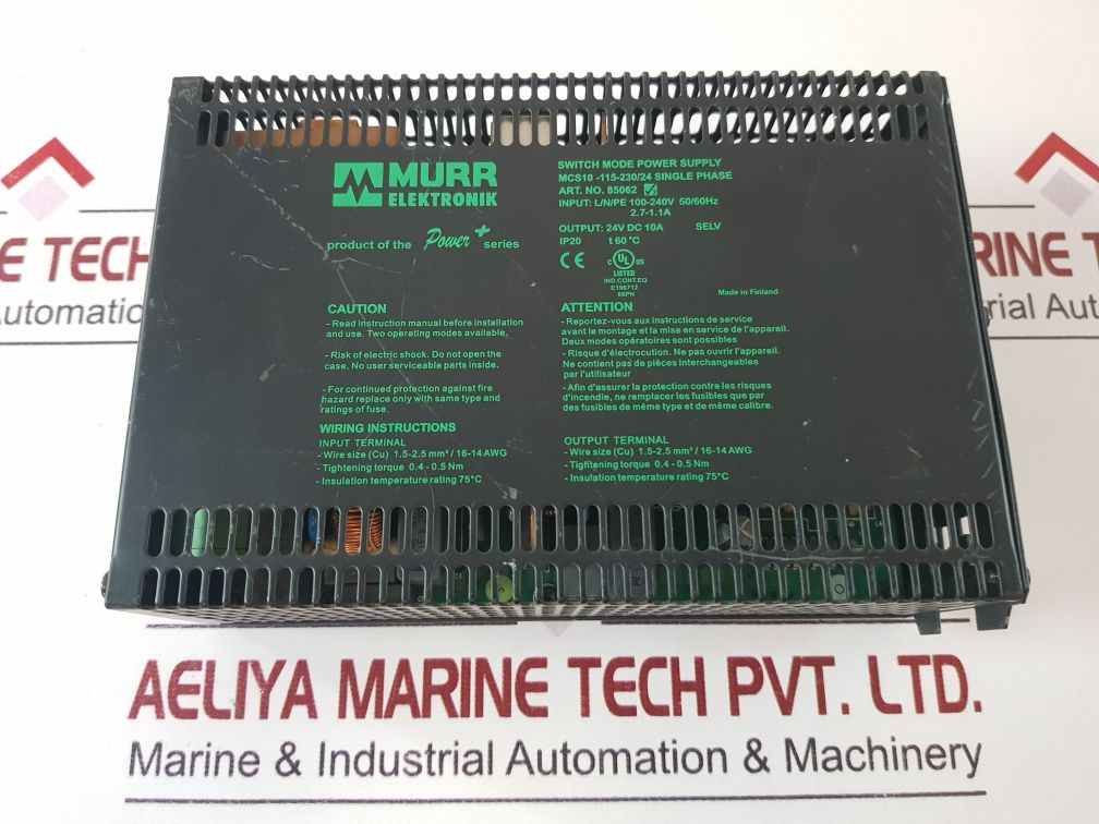 Murr Elektronik Mcs10-115-23024 Switch Mode Power Supply
