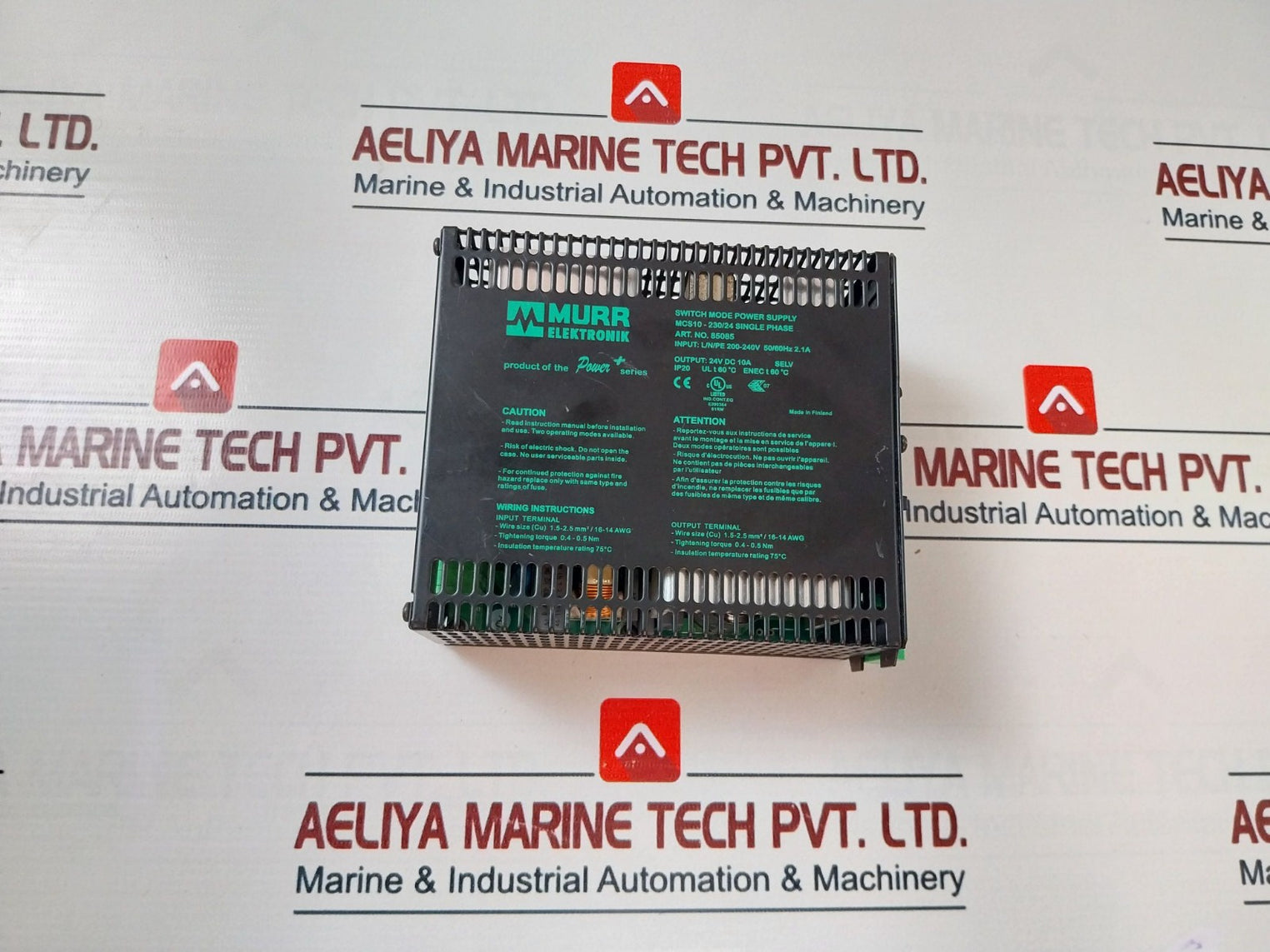 Murr Elektronik Mcs10-230/24 Single Phase Switch Mode Power Supply Ip 20