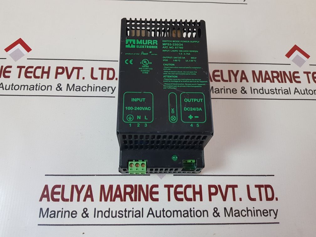 Murr Elektronik Mps3-230/24 Switch Mode Power Supply 87760