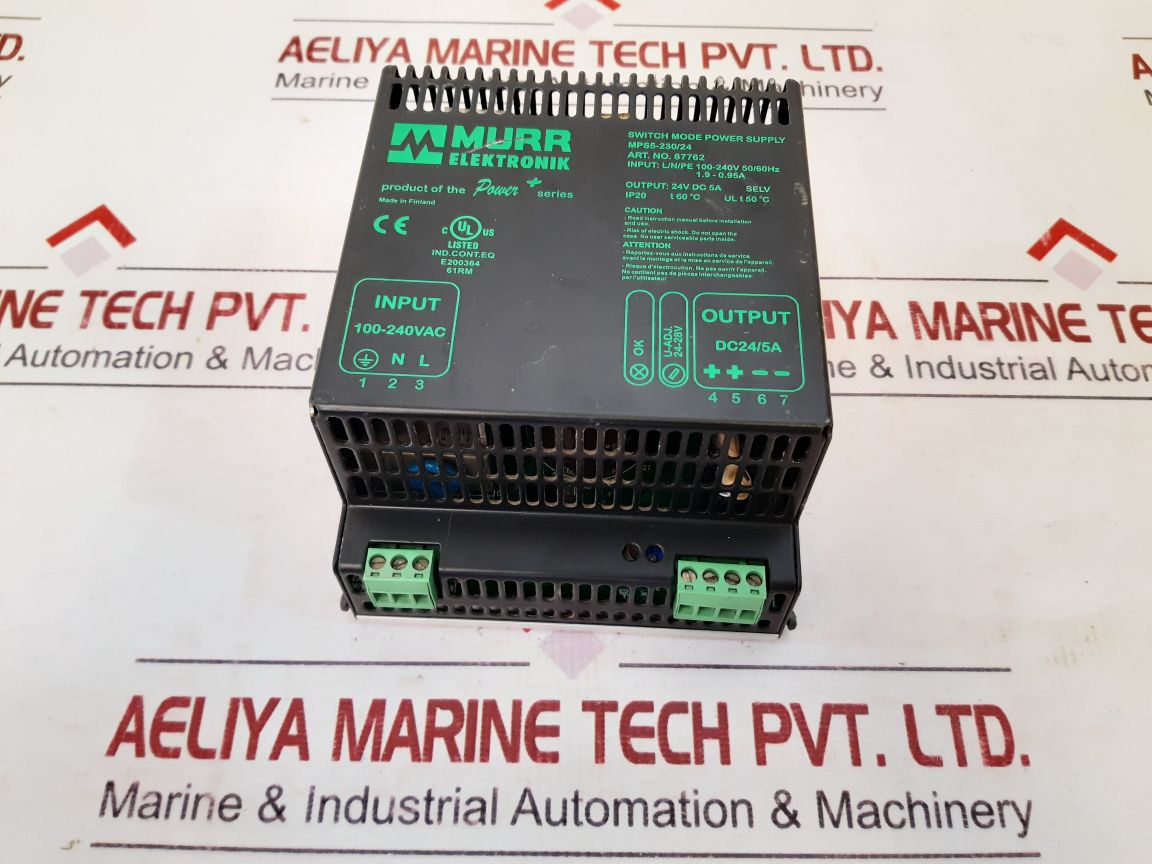 Murr Elektronik Mps5-230/24 Switch Mode Power Supply 87762