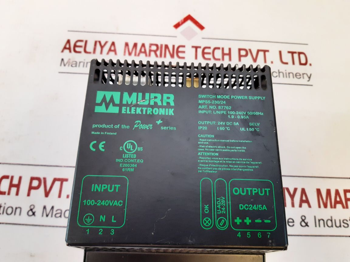 Murr Elektronik Mps5-230/24 Switch Mode Power Supply 87762