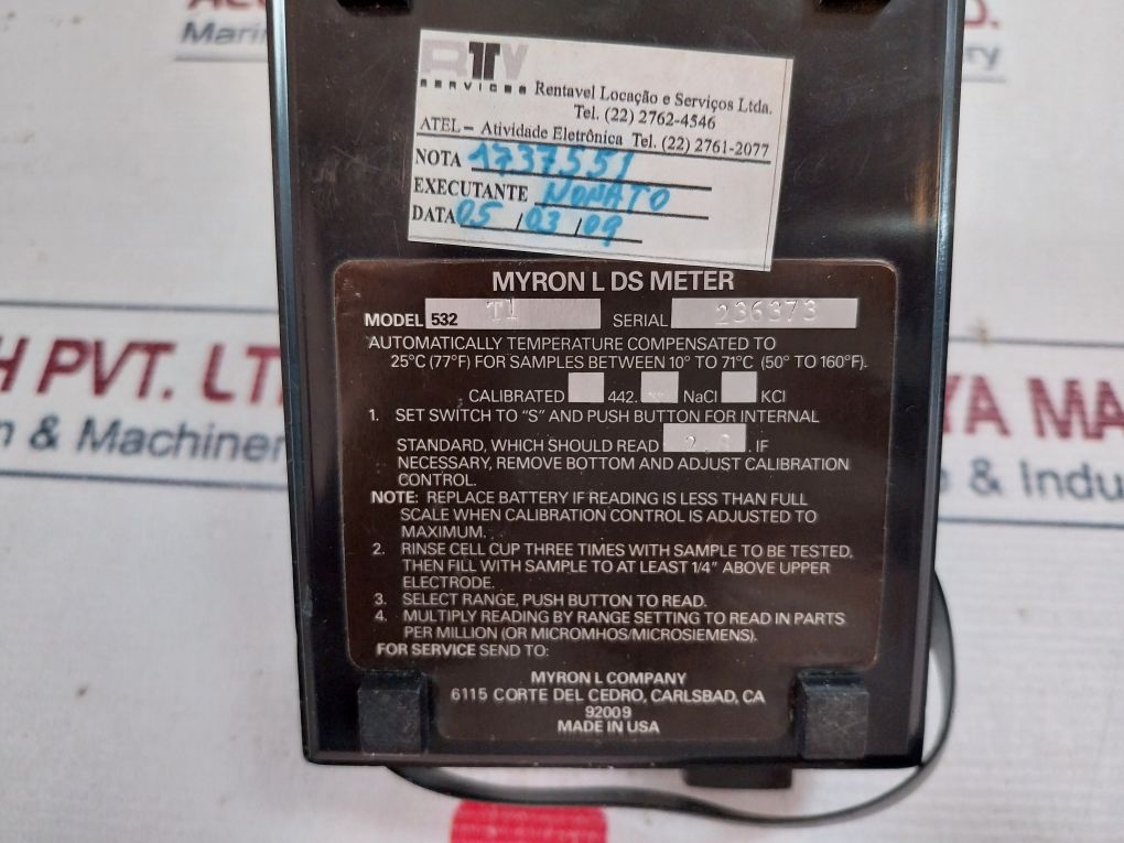 Myron L 532 T1 Ds Meter 0-5